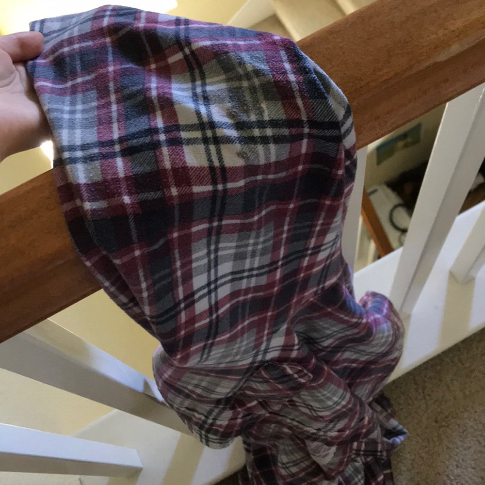 Plaid patterned flannel jacket - Picture 7 of 7